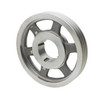 DODGE 6A 7.0B 7.4 Sheave, Type A1, Taper-Lock Bore, 7-3/4 in od, 7.38 in (A)/7.76 in (B) Dia Pitch, 6 -Groove, 4-3/4 in Wd Face, 2517 Bushing, Cast Iron