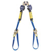 Self Retracting Twin Leg, Bantam Web, 310 lb Load Capacity, Black , Aluminium Hook,  Impact Resistant Nylon Housing,  Steel