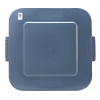 RUBBERMAID Container Lid, Flat Top, Plastic, Gray Color, 24 in Lg, 24 in Wd, 2 in Ht, 24 in Dia, Square Container, 3539