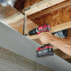 Cordless Hammer Drill, 1/2 in Chuck, Metal Single Sleeve Ratcheting Lock Chuck, 28800 BPM, 400 rpm,  1800 rpm No-Load, 2 -Speed, 18 VDC, Lithium-Ion, 1 Battery