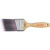 Paint Brush, 2-15/16 in Lg, 2-1/2 in Brush, Nylon,  Sable Polyester Brush, 5/8 in Ferrule, Stainless Steel Ferrule, Sealed, Wood Handle