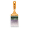 Paint Brush, 3-7/16 in Lg, 3 in Brush, Nylon Brush, 11/16 in Ferrule, Stainless Steel Ferrule, Sealed, Wood Handle