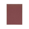 CARBORUNDUM Sanding Sheet, 11 in Lg, 9 in Wd, P240 Grit, Very Fine, Aluminium Oxide Abrasive, Cotton Backing, Resin Coat, Brown , J Backing