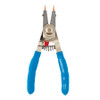 Retaining Ring Plier, Automotive,  Convertible, 6-1/4 in Lg Handle, Ergonomic Grip, Alloy Steel Handle, 6-1/4 in Lg, Blue , 6 in, 1.31 in lg Jaw