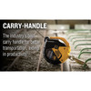 Cable Lifeline, Self-Retracting, ANSI Z359.14-2021 Class 2, 360 in Lg, Galvanized Steel Cable Line, Thermoplastic Housing Hardware, Matte Black Color