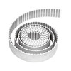 Timing Belt, Conveyor, 8 m Lg, 32 mm Wd, Translucent Polyurethane, Tensile Steel Cord Reinforced, 10 mm Pitch