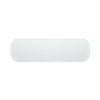 Paint Roller Cover, 0.375 in Nap, 18 in Lg, Semi-Smooth Surface, Fabric, White Color, 7149766008