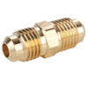 PARKER Union Reducer, Economical, Union Reducer, 1/4 x 1/2 in, 45 deg SAE Flare End, 3/4 in Hex, 1-1/2 in Lg, 750 to 2800 psi, -65 to 250 deg F, Brass, Forged, Domestic