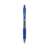 Pilot® G2 Premium Gel Pen, Retractable, Fine 0.7 mm, Blue Ink, Smoke/Blue Barrel, 12/Pack
