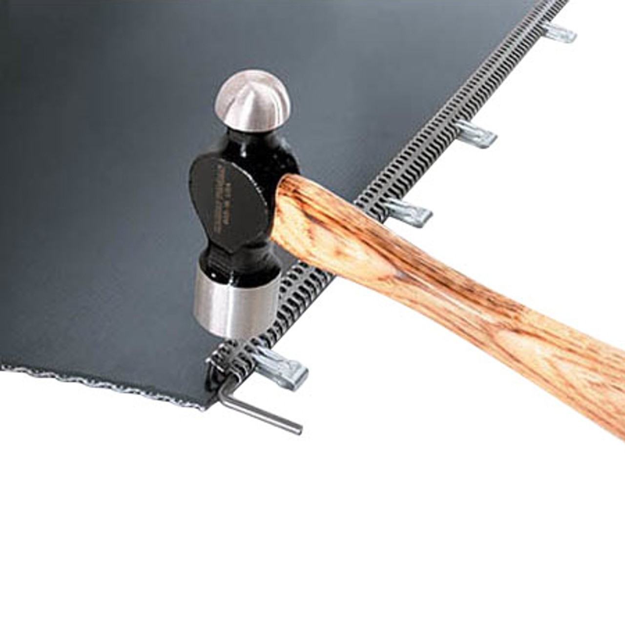 FLEXCO Alligator Conveyor Belt Lacing Set, Hinge, 45 Fastener PIW, 1/16 to 3/32 in Thk Belt, Steel, 1-1/2 in Min Dia Pulley