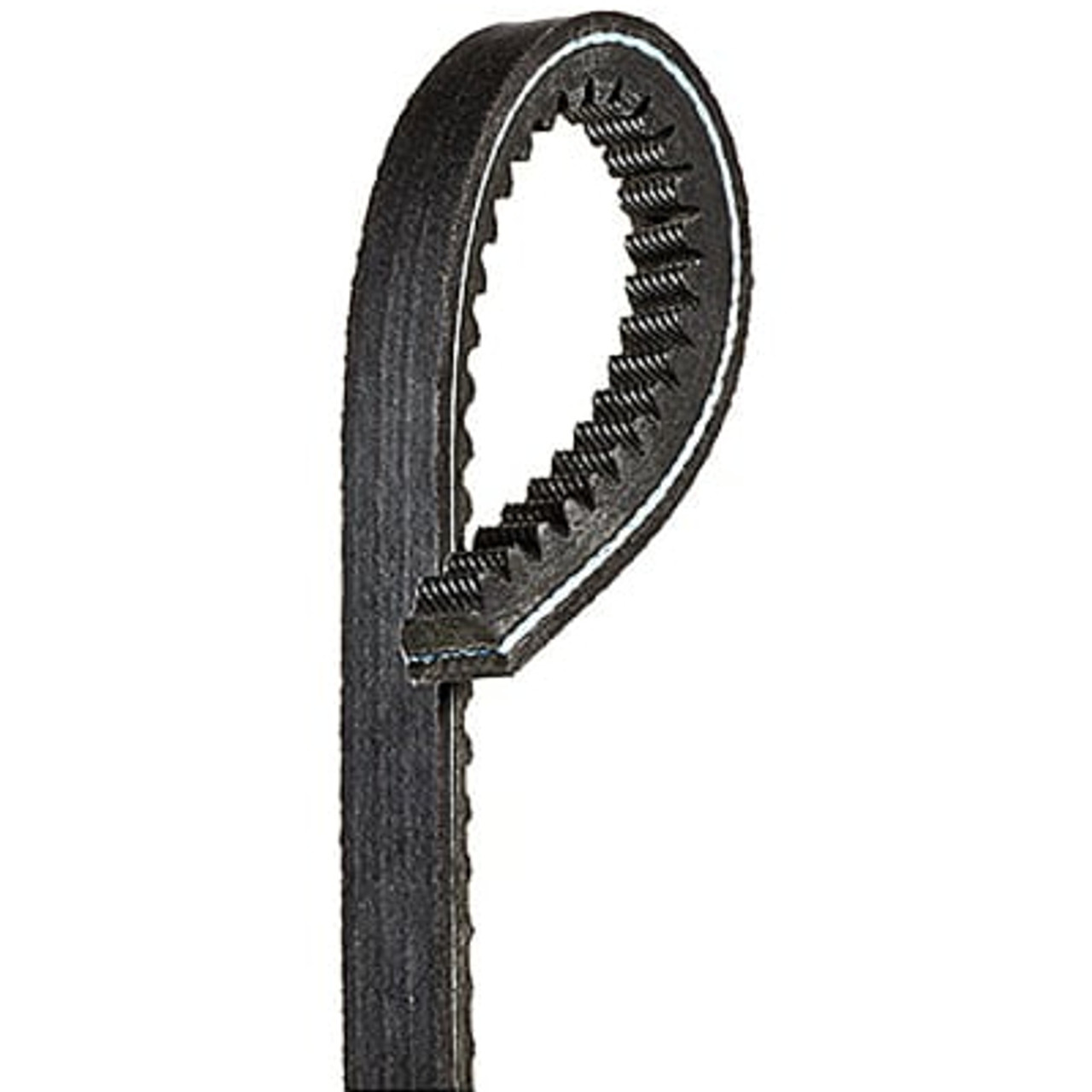 GATES V-Belt, AX Section, Heavy Duty,  Raw Edge,  Molded Notch, AX Section, 1/2 in Wd Top, 5/16 in Thk, 1 -Rib