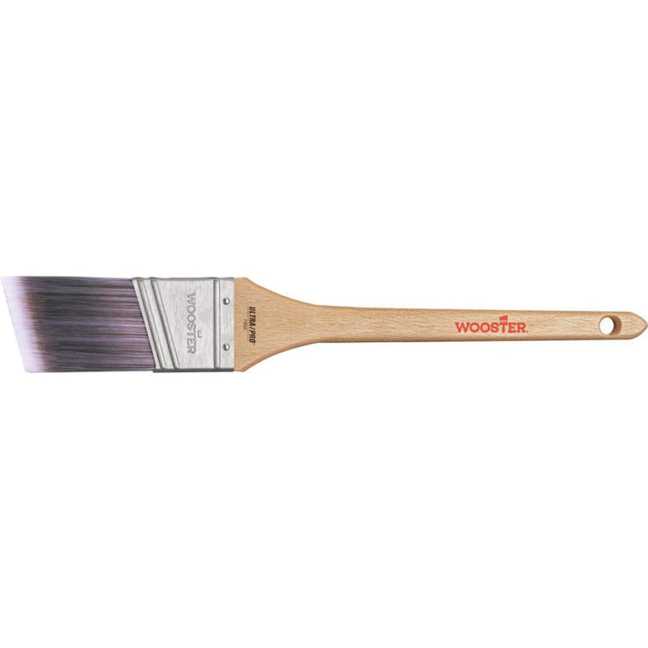 Paint Brush, Willow, Nylon,  Sable Polyester Brush, 1/2 in Ferrule, Stainless Steel Ferrule, Sealed