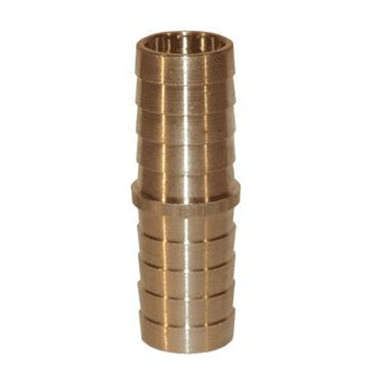 Hose Mender, Hose Barb End, -40 to 160 deg F, Brass, Domestic