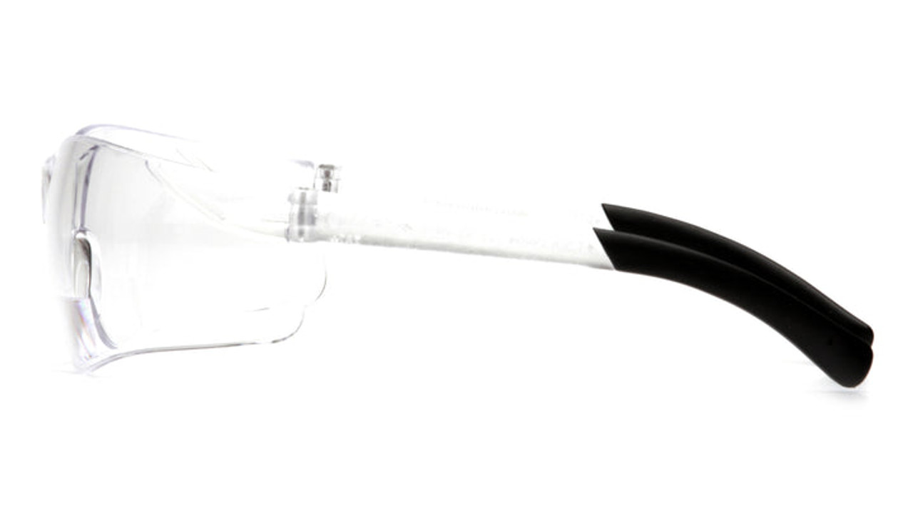 Safety Glasses, Universal, Anti-Scratch Lens, Clear Lens, Frameless, Clear Frame, Polycarbonate Frame