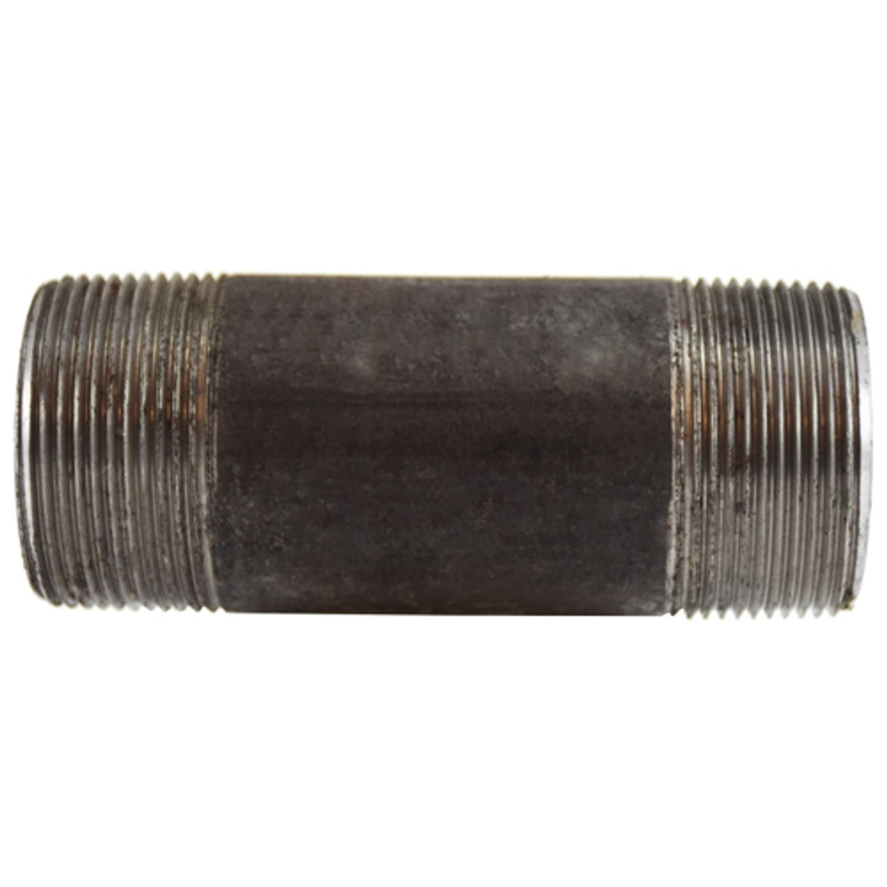 Pipe Nipple, 1-1/2 in, NPT End, SCH 80, 1900 psi, -200 to 150 deg F, Seamless,  Welded, Grade B Steel, Black