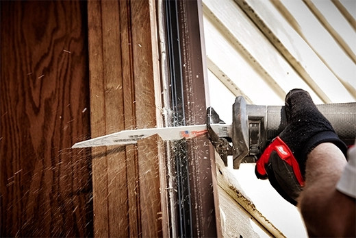 Reciprocating Saw Blade, 1 in Wd, 0.062 in Thk, Matrix II Teeth, 1/2 in Tang, Universal/Toothed Edge Tang