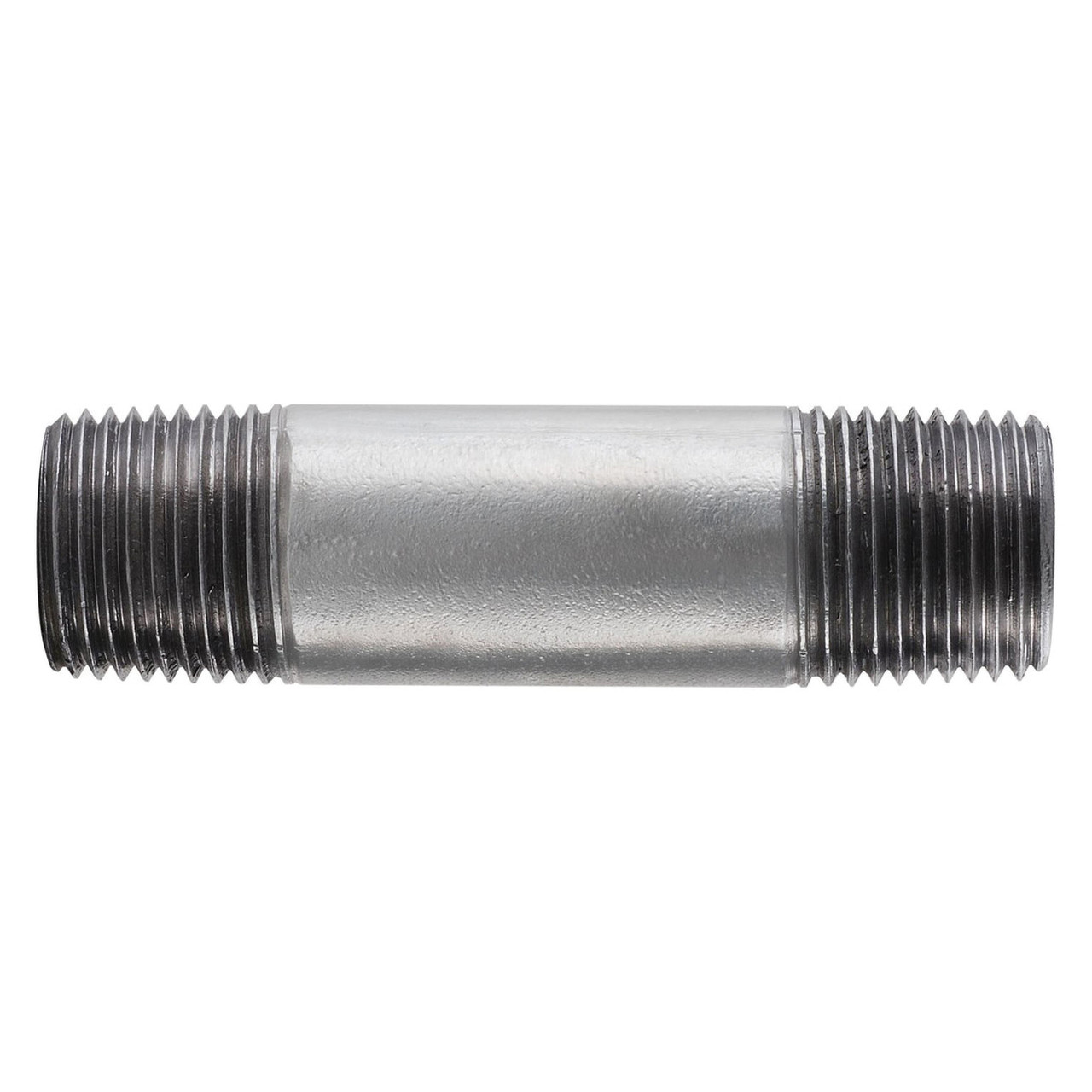 Pipe Nipple, 1 in, NPS End, SCH 40, 226 psi, 400 deg F, Hot Dipped,  Welded, Steel, Galvanized, Domestic