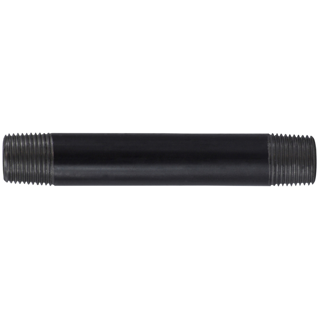 Pipe Nipple, 3/8 in, NPT End, SCH 40, 700 psi, -200 to 150 deg F, Seamless,  Welded, Grade B Steel, Black Pipe Nipple, 3/8 in, NPT End, SCH 40, 700 psi, -200 to 150 deg F, Seamless,  Welded, Grade B Steel, Black