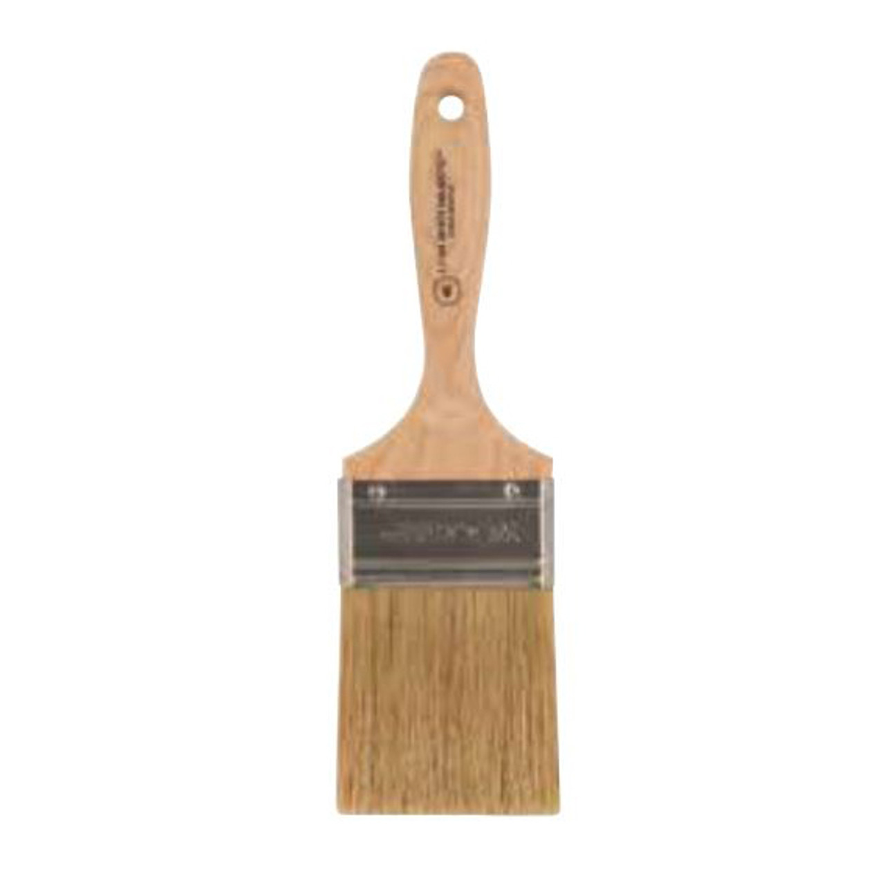Paint Brush, Chisel, China Bristle Brush, Stainless Steel Ferrule, Sealed, Wood Handle, 2 to 4 in