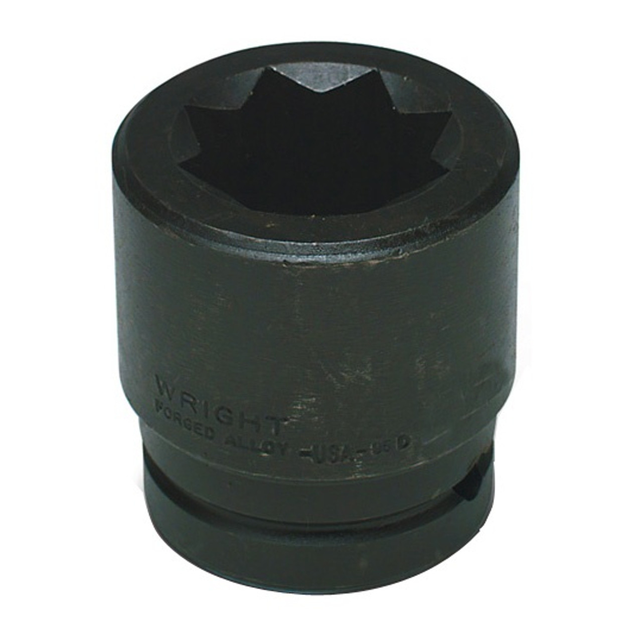 Socket, Standard Length, 1 Impact Rated, Imperial, Square Drive, 3/4 in Drive, 8 -Point, Steel, Black Oxide