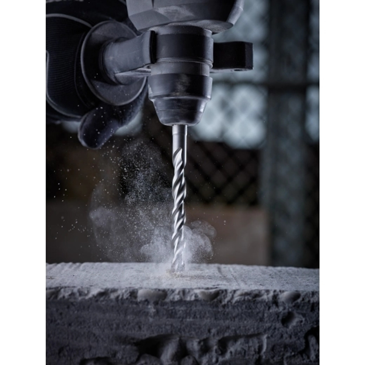 MILWAUKEE Rotary Hammer Drill Bit, 2-Cutter, Hole Drilling, 4 -Flute, Spiral Flute, 25/64 in Shank, SDS-Plus Shank