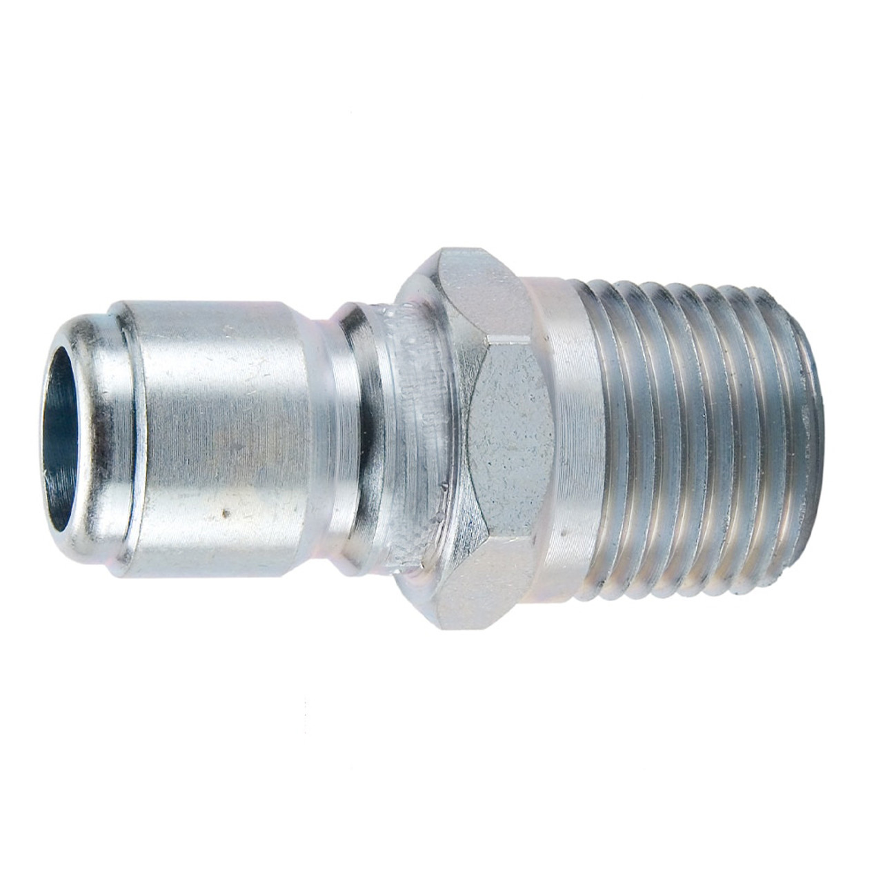 PARKER  ST Series Hydraulic Nipple, -40 to 250 deg F, Steel, MNPT End