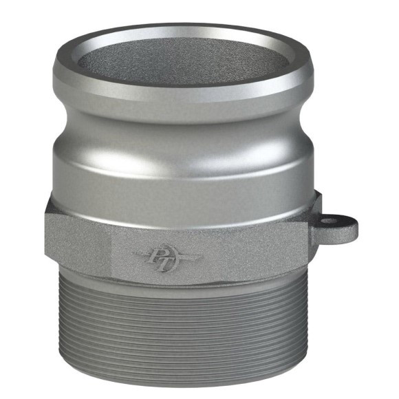Adapter, Type F,  Cam and Groove, Adapter, Male Adapter x MNPT End, -150 deg F, Stainless Steel, Casting