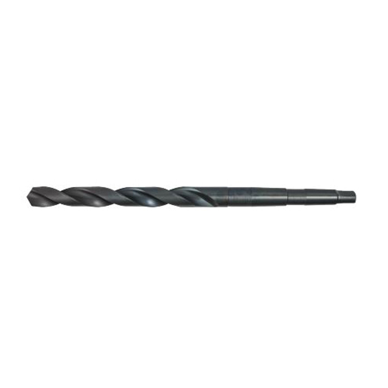 DORMER Taper Shank Drill Bit, General Purpose,  Standard Length, Imperial, 2 -Flute, Spiral Flute, 118 deg Point, 1/8 to 7/8 in