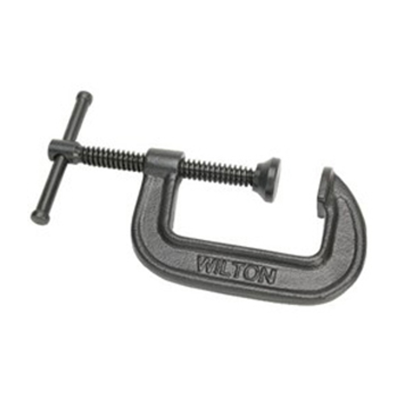 C-Clamp, Light Duty, Ductile Alloy Jaw, Flat Anvil