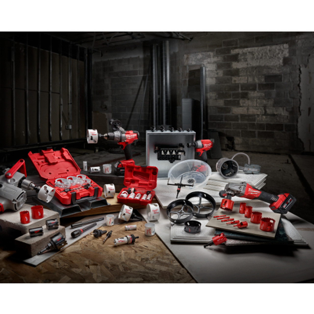 MILWAUKEE Hole Saw, Toothed Cut Edge, Round Shank, White, Multi-Purpose, 1-5/8 in Dp Cut, 3-1/2 TPI or Pitch MILWAUKEE Hole Saw, Toothed Cut Edge, Round Shank, White, Multi-Purpose, 1-5/8 in Dp Cut, 3-1/2 TPI or Pitch