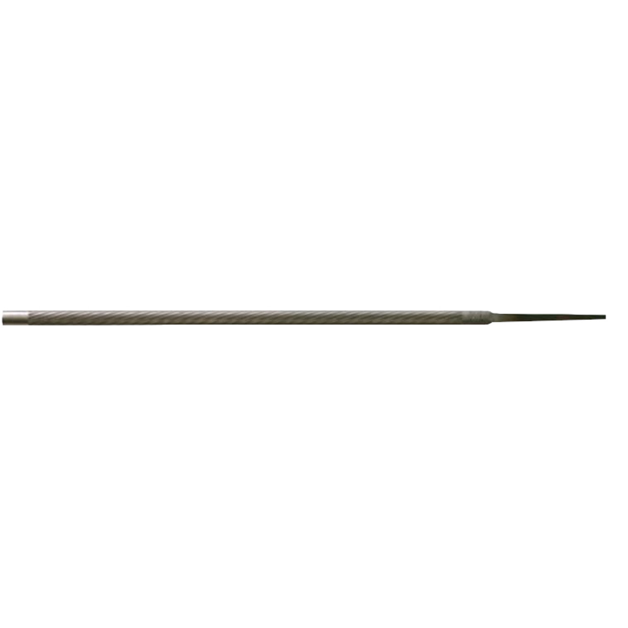 NICHOLSON Chainsaw File, Round, Tang, 8 in Lg, American Coarseness of Cut, 3/16 to 7/32 in