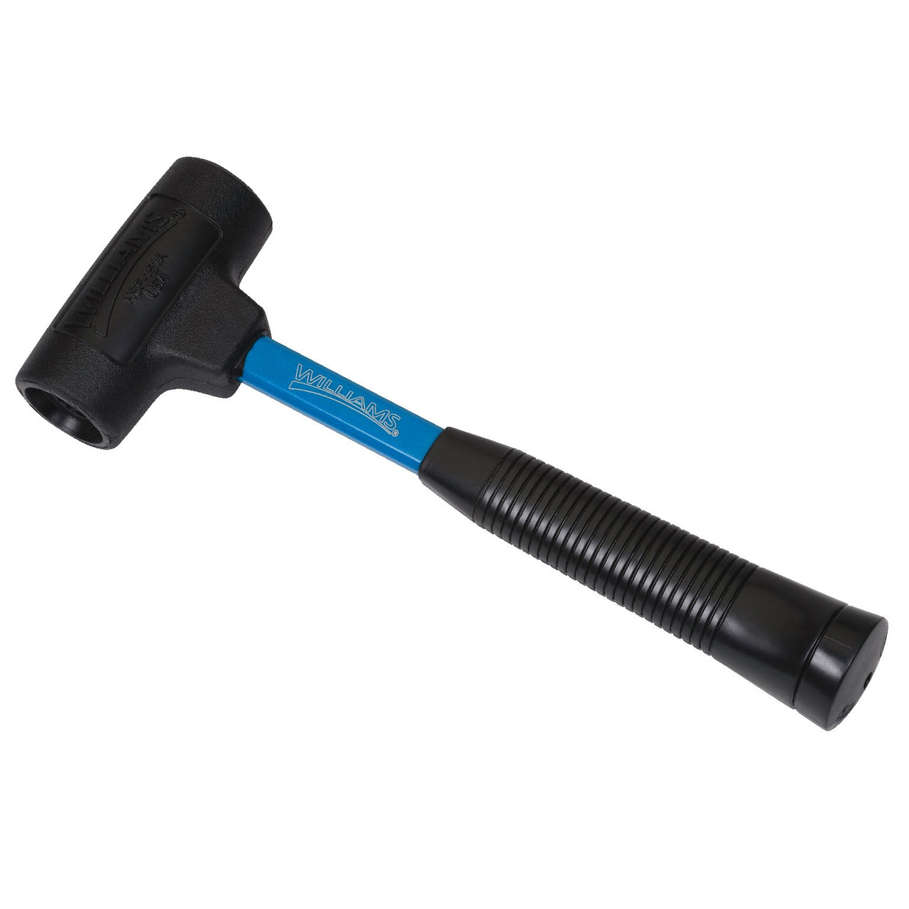 Face Hammer, Soft Face, 2-1/2 in Lg Head, Fiberglass Handle, Cushioned Grip