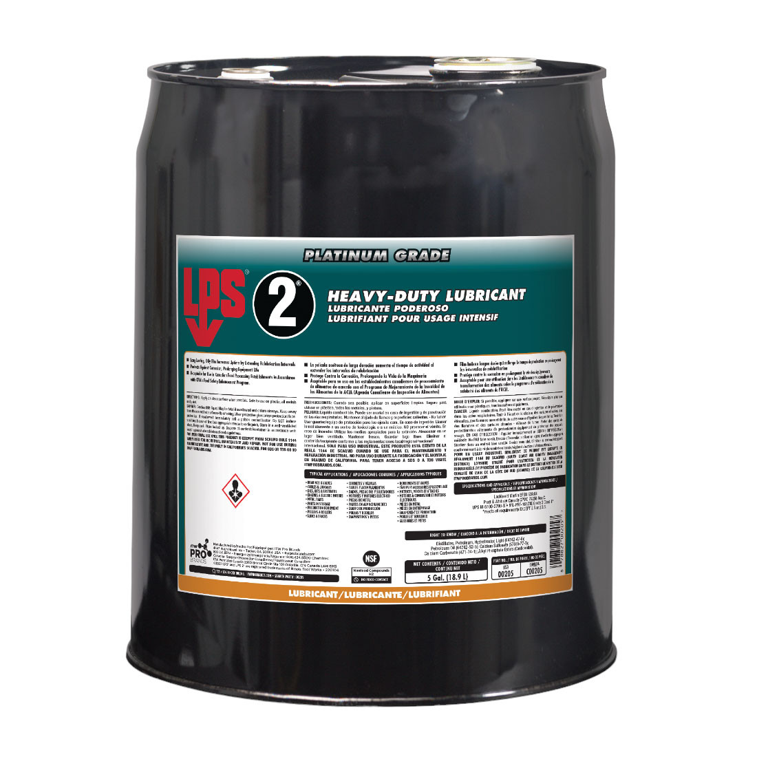 Lubricant, Heavy Duty, Petroleum Base, Liquid, Brown, Cherry,  Petroleum, 40 to 120 deg F, 175 deg F Flash