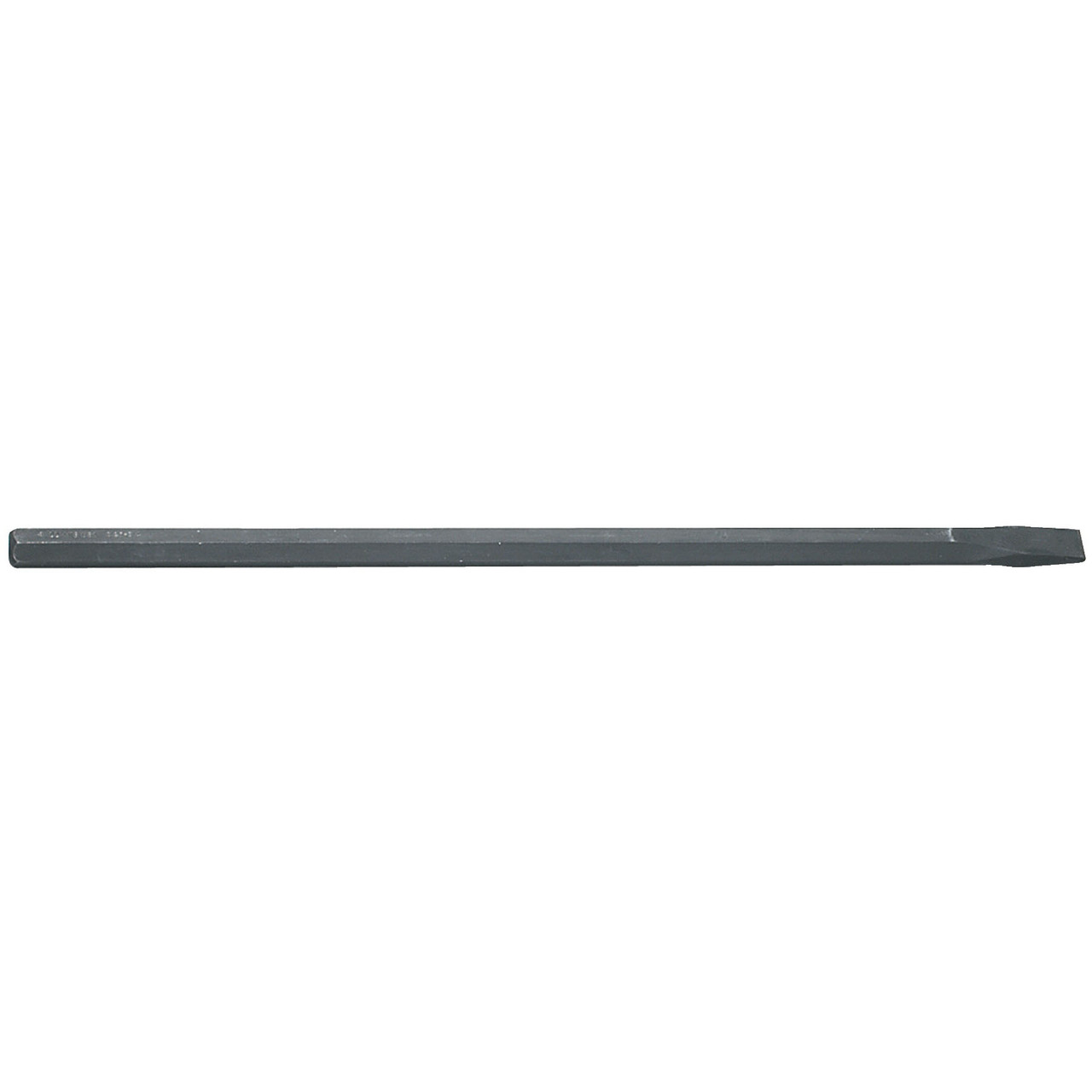 Cold Chisel, Flat Tip, Hex Stock, Steel Tip, 12 in Lg, Steel, Extra Long,  Heavy Duty Cold Chisel, Flat Tip, Hex Stock, Steel Tip, 12 in Lg, Steel, Extra Long,  Heavy Duty