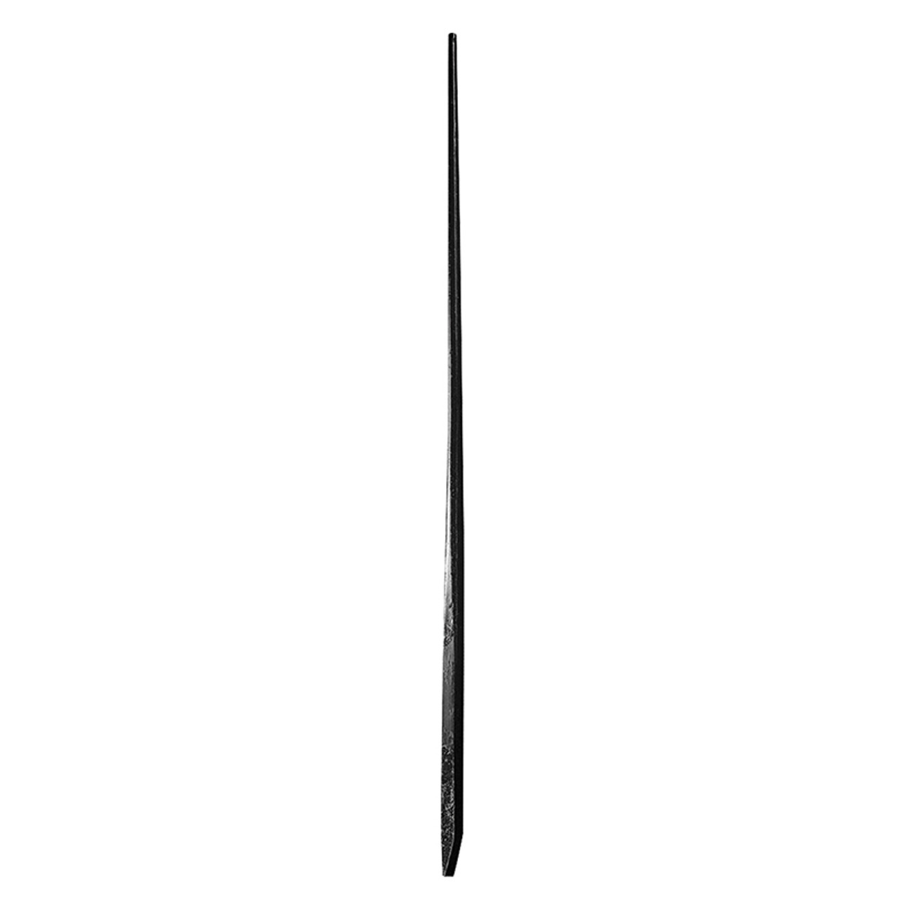 Crow Bar, Pointed Tip, Hex, Pinch Point, Forged Carbon Steel