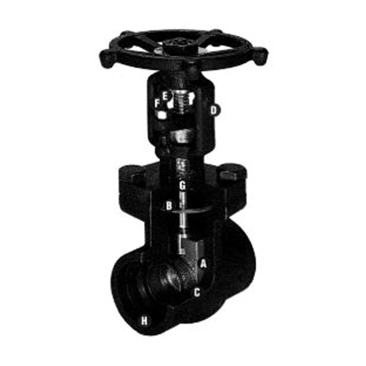 Globe Valve, Socket Weld End, Class 800, Forged Steel Body