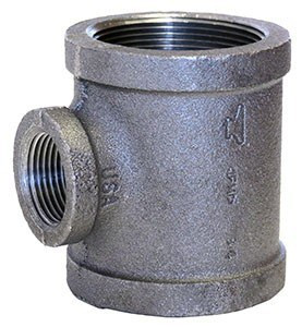 Reducing Tee, -20 to 150 deg F, Standard, Tee, FNPT End, SCH 40/STD, Class 150, 300 psi
