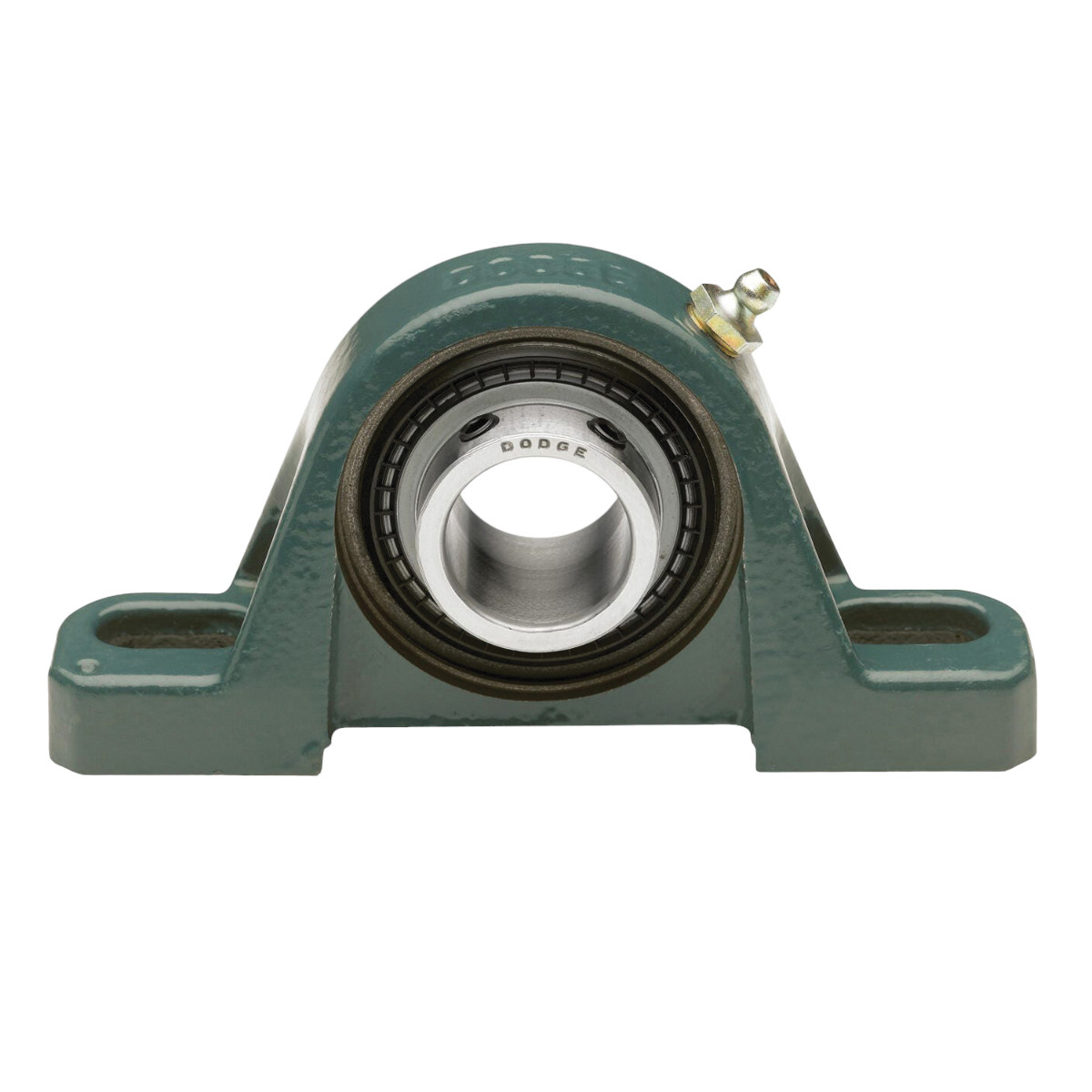 DODGE TYPE SC 2 BOLT Pillow Block Ball Bearing Unit, Normal Duty, 5-1/2 to 6.19 in Lg Bolt Center-to-Center, 7.44 in Lg, Steel