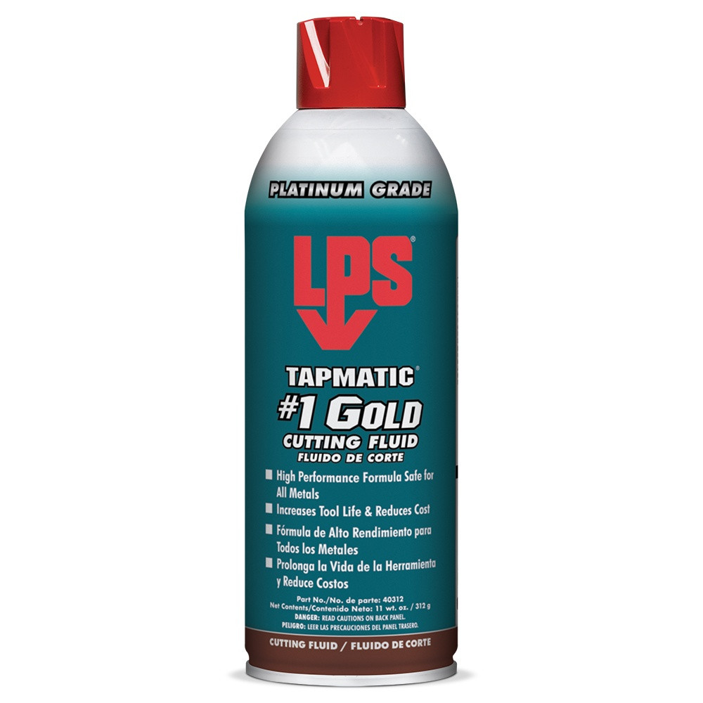 Gold Cutting Fluid, 16 oz Container, Gold, 0.9 Specific Gravity