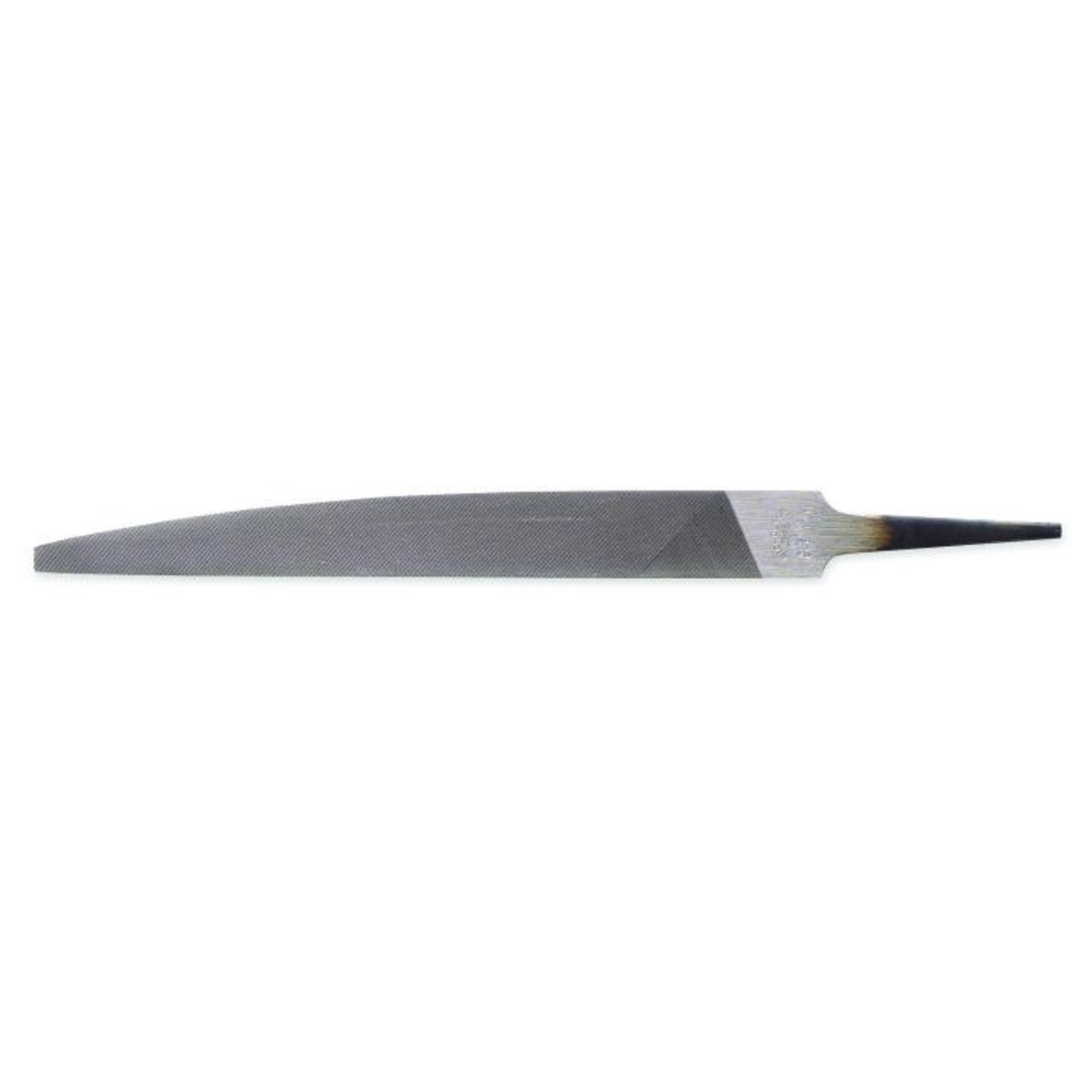 NICHOLSON File, Triangular, Bastard Cut, Tang, American Coarseness of Cut