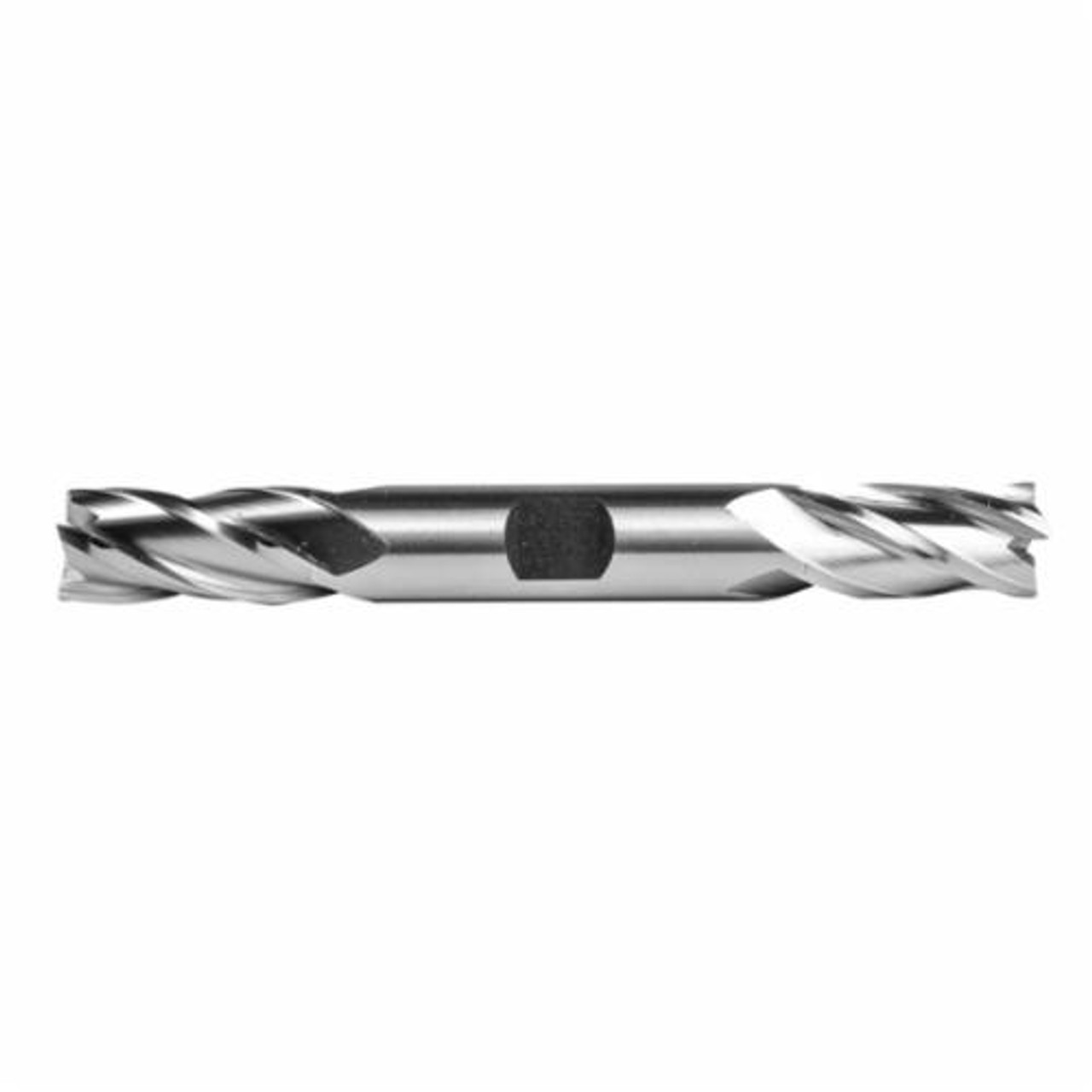 DORMER Square End Mill, Regular Length,  Double, 4 -Flute, Spiral Flute, Right Hand Cut, 30 deg Helix, Bright