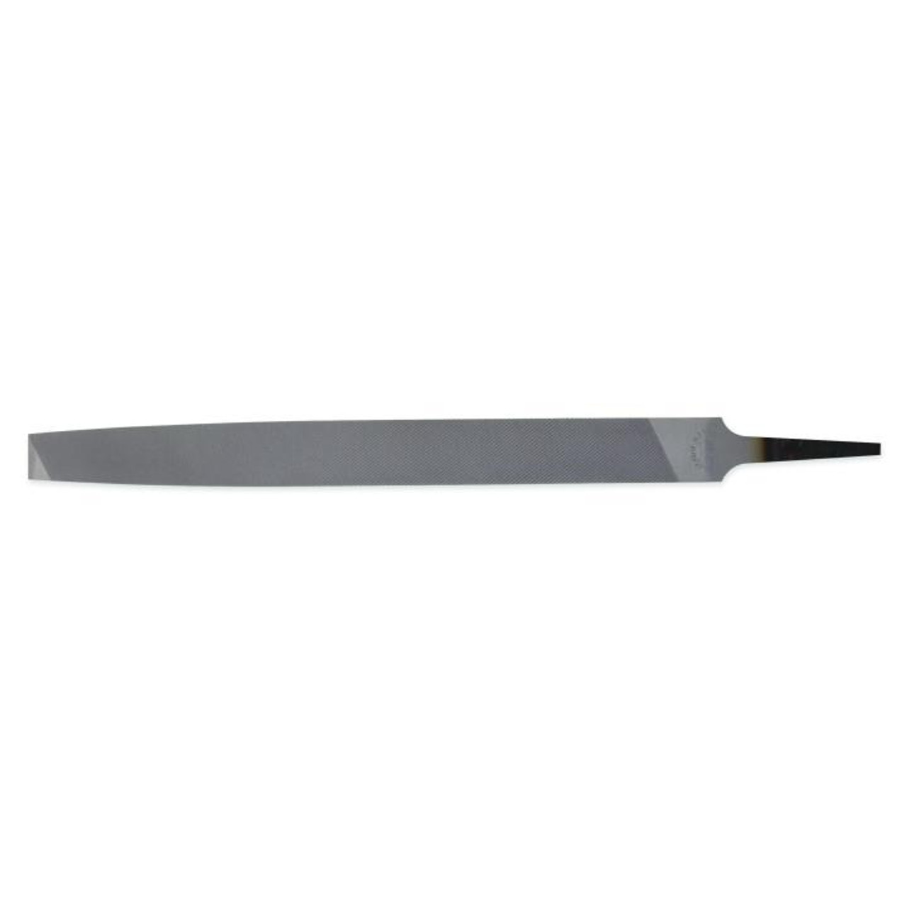 NICHOLSON Mill File, Machinists,  Rectangular, Tang, Bastard/Smooth