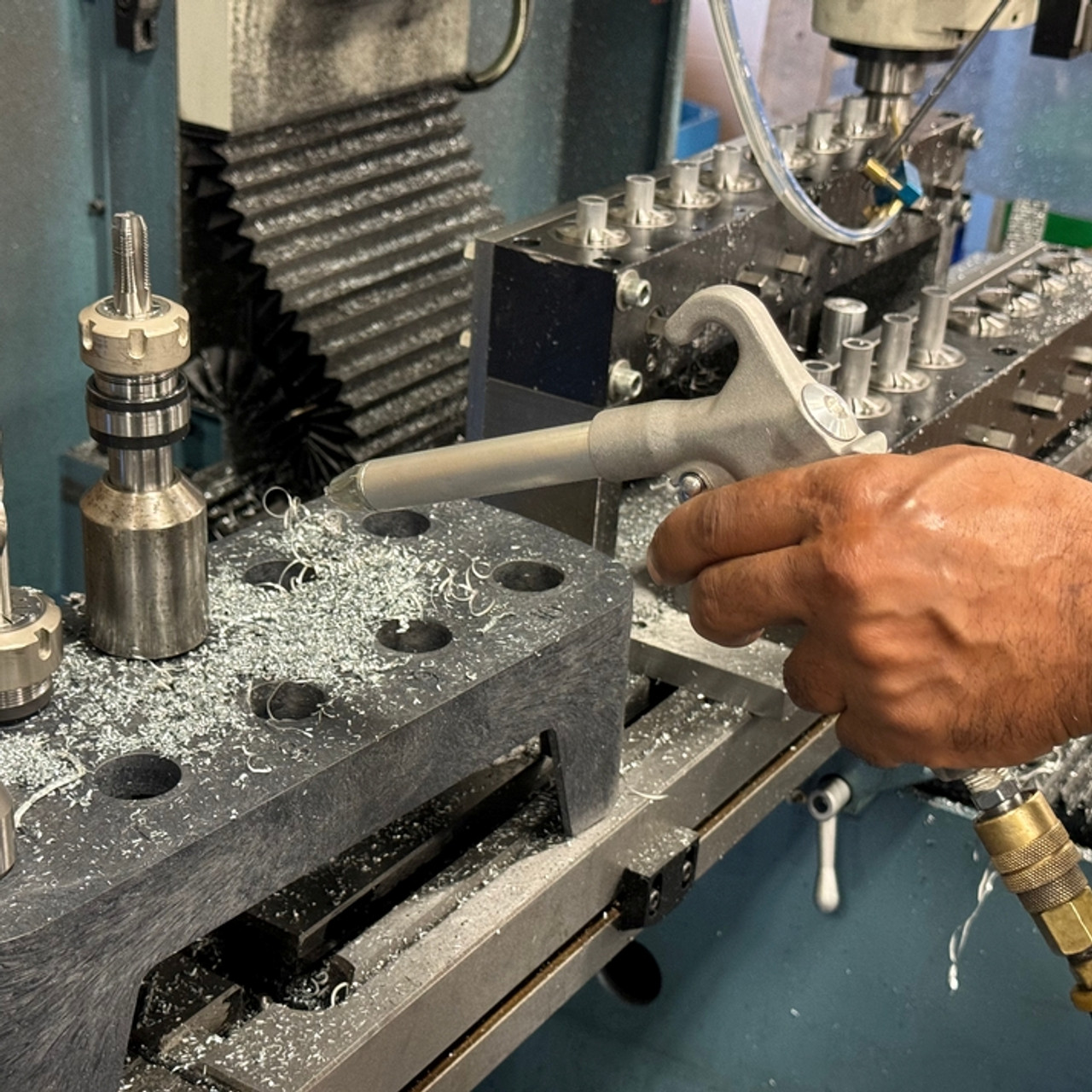 Safety Blow Gun, Solid Conical Tip, 120 psi Working, 1/4 in FNPT Thread, Aluminium, Gray, Domestic Safety Blow Gun, Solid Conical Tip, 120 psi Working, 1/4 in FNPT Thread, Aluminium, Gray, Domestic