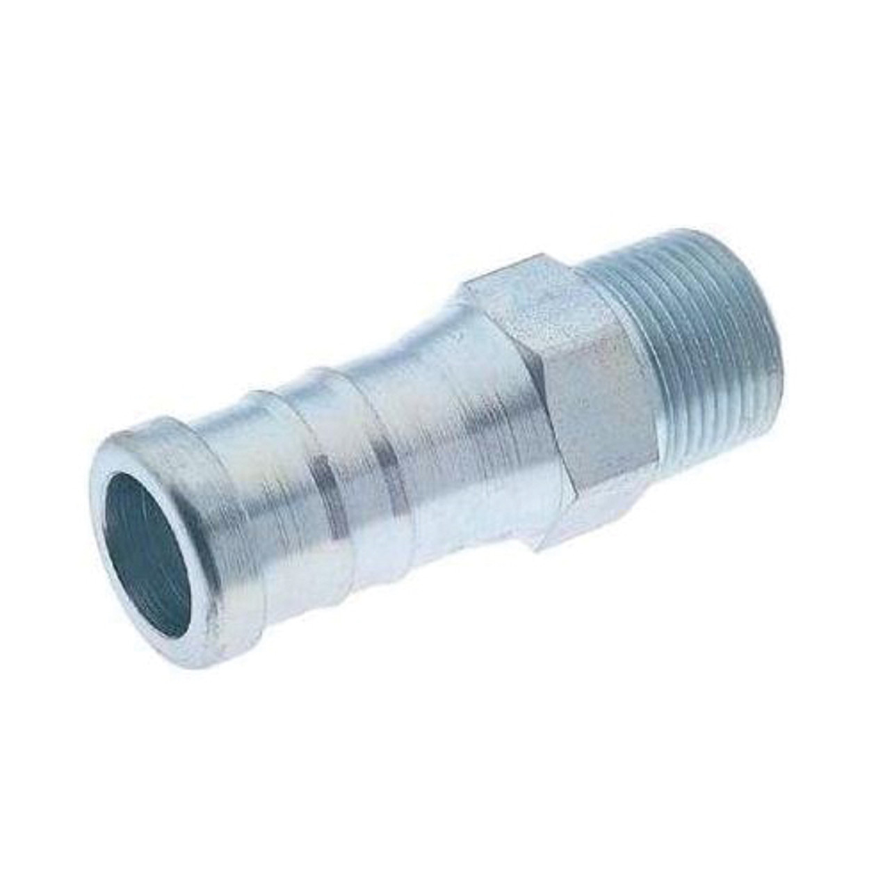 Hose Nipple, Barb x MNPT End, Steel, Plated, 1 x 1 in Hose Nipple, Barb x MNPT End, Steel, Plated, 1 x 1 in