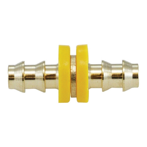 Union, Union, Push-On Hose Barb End, 150 psi, Brass, 3.03 in lg, Low Pressure