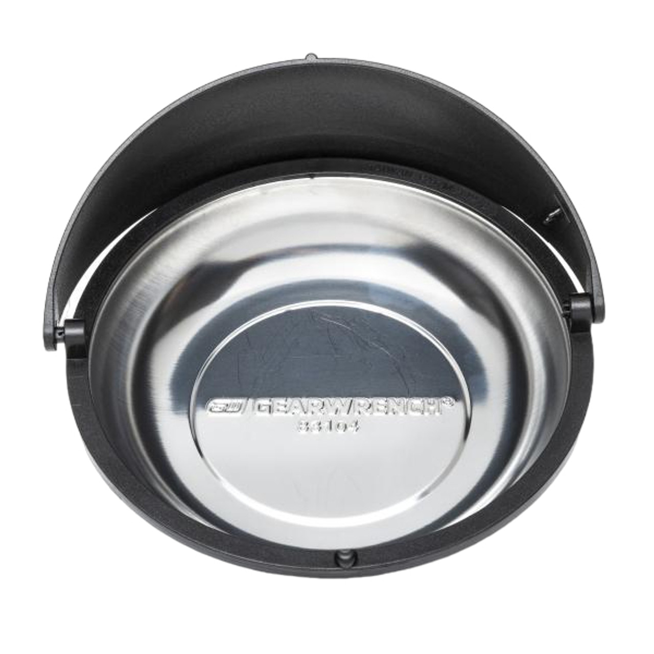 Magnetic Parts Tray, 6 in Dia, 5-1/2 in Lg, 9-1/2 in Wd, 1-3/4 in Ht, Steel, Full Polished Chrome