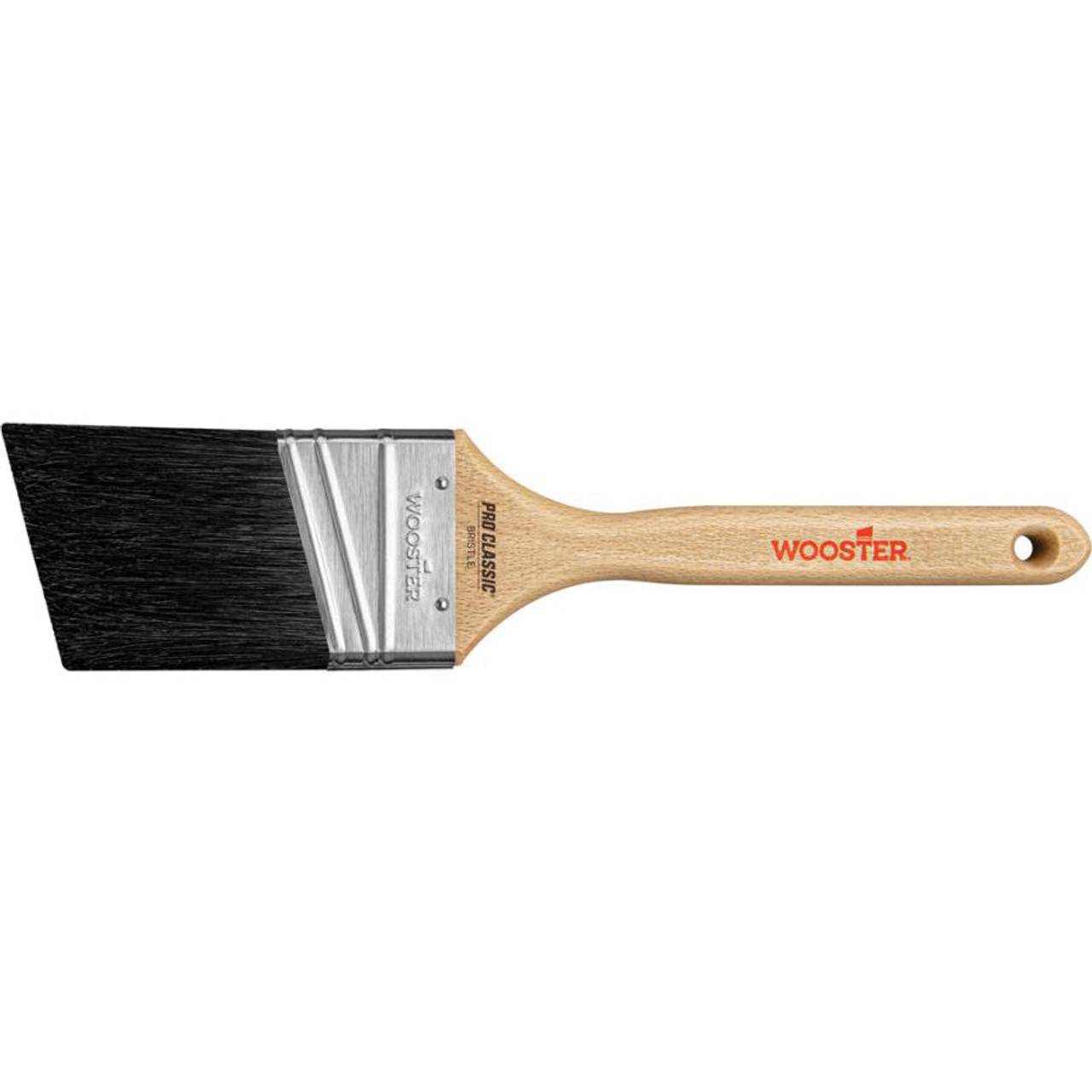 Paint Brush, Lindbeck,  Angle Sash, Black Chain Bristle Brush, Stainless Steel Ferrule, Sealed