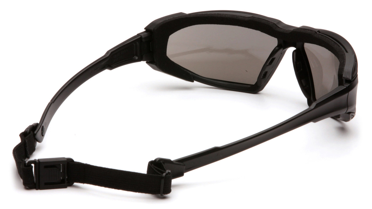 Goggle, Black Frame, Nylon,  Foam Lined Frame, Polycarbonate Lens, ANSI Z87.1,  CE EN166, 1 UV Protection