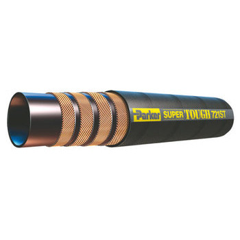PARKER 721 Hydraulic Hose, High Pressure, -40 to 257 deg F, Black, Domestic