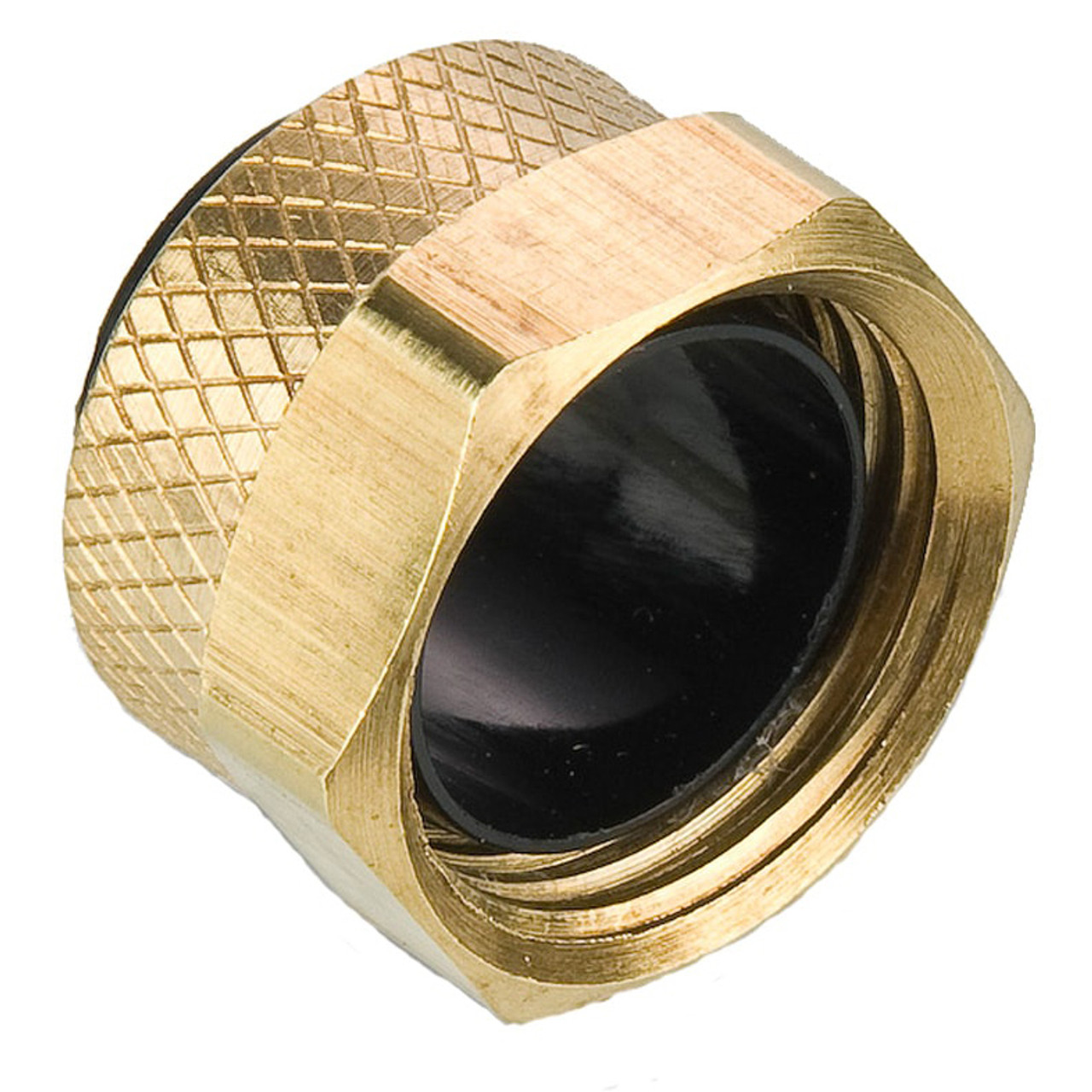 PARKER Tube Nut/Sleeve, Poly-Tite Compression End, 150 psi, 0 to 150 deg F, Brass,  Plastic Sleeve, Sleeve, Fluid